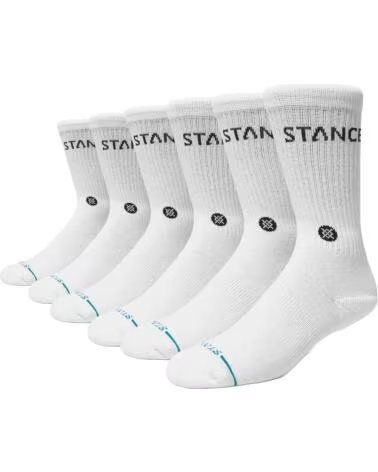 STANCE CALCETINES HOMBRE MODELO A556C24ORI COLOR BLANCO WHITE