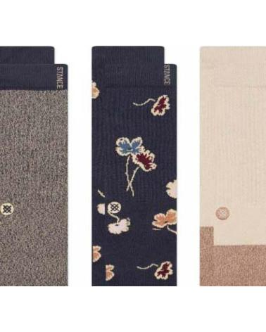 STANCE CALCETINES HOMBRE MODELO BOTANICAL BLISS 3 PACK COLOR MULTIC NAVY