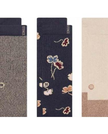 STANCE CALCETINES HOMBRE MODELO BOTANICAL BLISS 3 PACK COLOR MULTIC NAVY