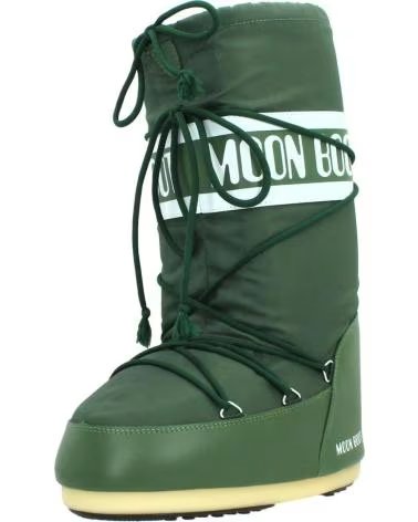 MOON BOOT BOTAS MUJER MODELO MB ICON NYLON COLOR VERDE FRTGRN