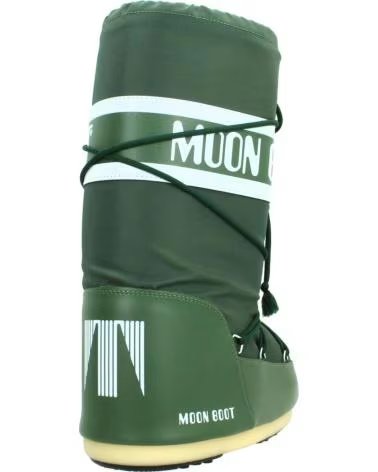 MOON BOOT BOTAS MUJER MODELO MB ICON NYLON COLOR VERDE FRTGRN