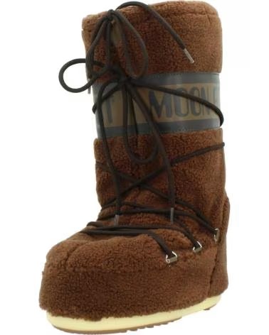 MOON BOOT BOTAS MUJER MODELO MB ICON FLEECE COLOR MARRON BROWN