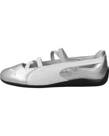 PUMA BAILARINAS MUJER MODELO SPEEDCAT METALLI COLOR PLATA GRYWHT
