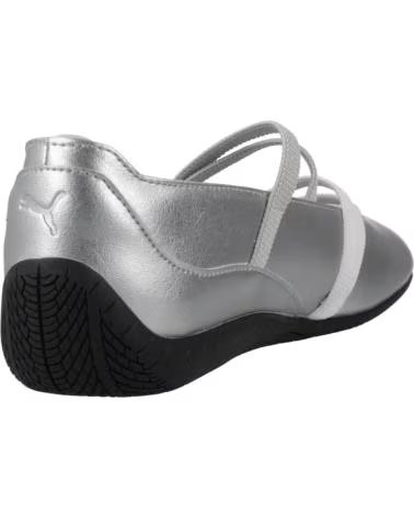 PUMA BAILARINAS MUJER MODELO SPEEDCAT METALLI COLOR PLATA GRYWHT