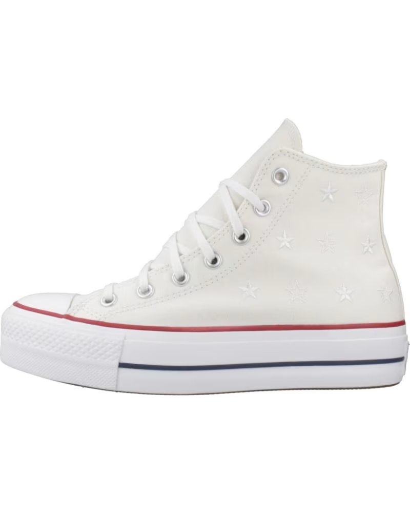 CONVERSE ZAPATILLAS MUJER MODELO TAYLOR ALL STAR LIFT COLOR BLANCO WH WHITE