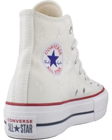 CONVERSE ZAPATILLAS MUJER MODELO TAYLOR ALL STAR LIFT COLOR BLANCO WH WHITE
