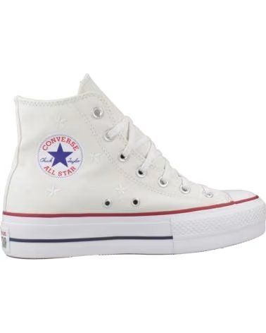 CONVERSE ZAPATILLAS MUJER MODELO TAYLOR ALL STAR LIFT COLOR BLANCO WH WHITE