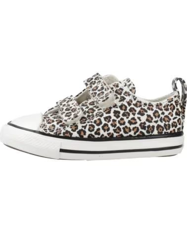 CONVERSE SNEAKERS CHUCK TAYLOR ALL STAR 2V OX STAMPA ANIMALIER EGRTWHT