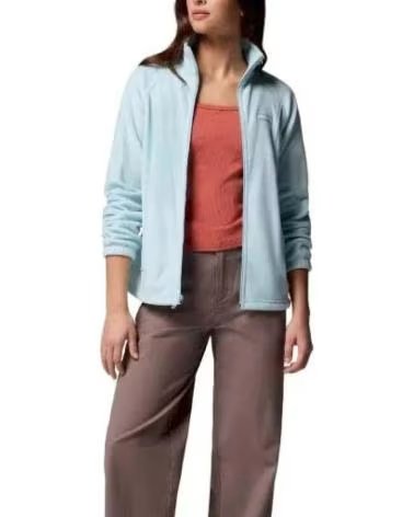 COLUMBIA GIACCA IN PILE BENTON SPRINGS FULL ZIP BLU 483
