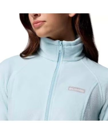 COLUMBIA GIACCA IN PILE BENTON SPRINGS FULL ZIP BLU 483