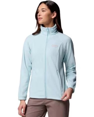 COLUMBIA GIACCA IN PILE BENTON SPRINGS FULL ZIP BLU 483