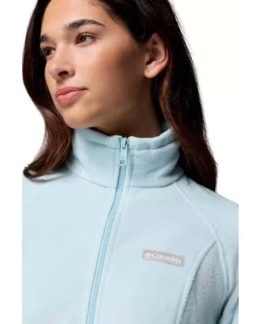 COLUMBIA GIACCA IN PILE BENTON SPRINGS FULL ZIP BLU 483