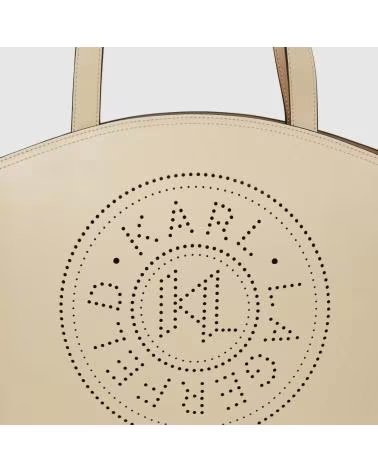 KARL LAGERFELD BOLSOS MUJER MODELO K CIRCLE MID ZIP TOTE COLOR BEIS SAFARI