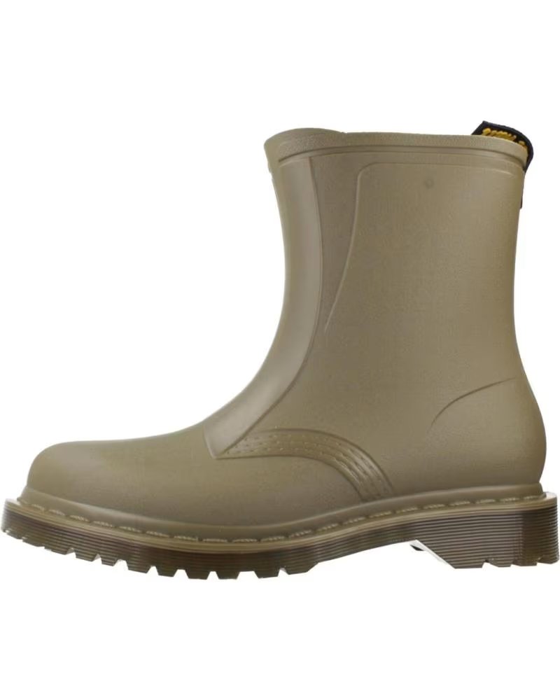 DR MARTENS 1460 RAIN STIEFEL, GRÜNE FARBE, WASSERDICHT DMSOLV