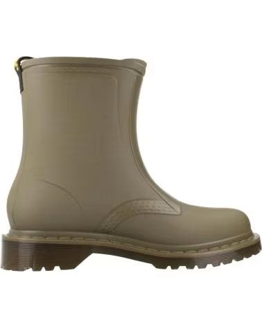 DR MARTENS 1460 RAIN STIEFEL, GRÜNE FARBE, WASSERDICHT DMSOLV