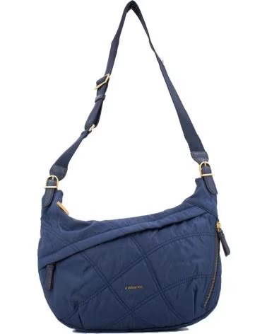 ABBACINO BORSA A TRACOLLA TRAPUNTATA 173162 BLU BLUE