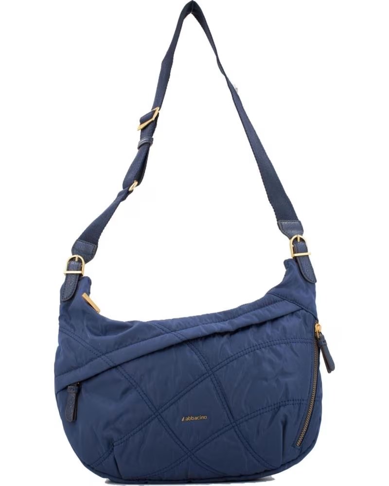 ABBACINO BORSA A TRACOLLA TRAPUNTATA 173162 BLU BLUE