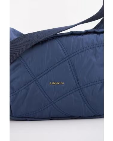 ABBACINO BORSA A TRACOLLA TRAPUNTATA 173162 BLU BLUE