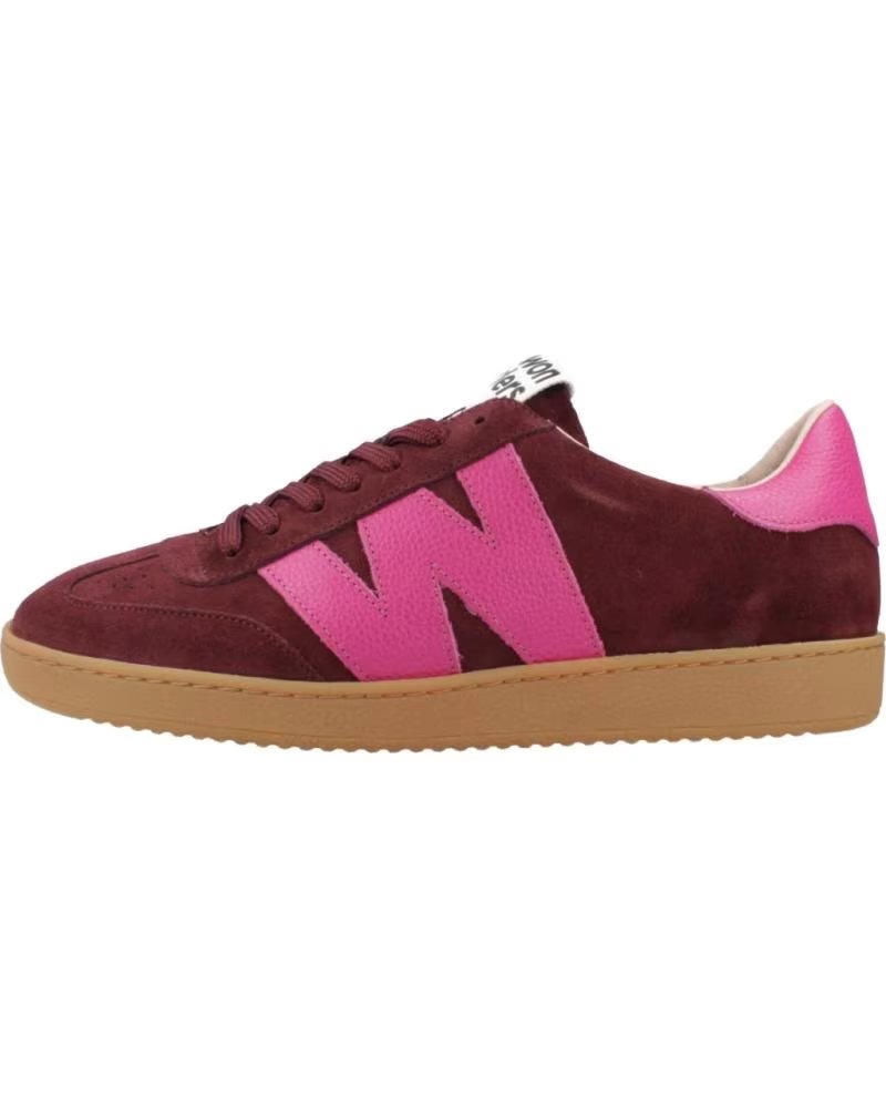 WONDERS AP2001 BURGUNDY AND PINK SNEAKERS TRNDVINO