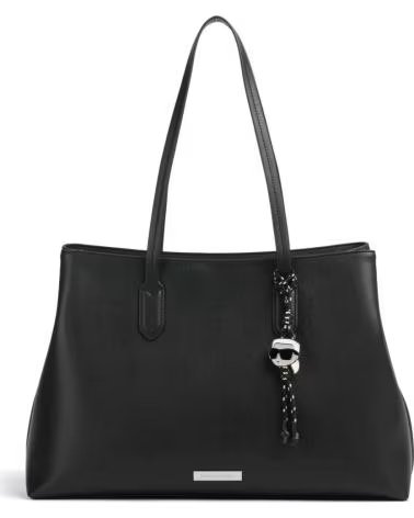 BORSA TOTE IKON NYLON KARL LAGERFELD NERO BLACK LG