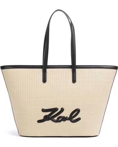 KARL LAGERFELD BOLSO TOTE B2W30088 BEIS Y NEGRO NTRBLK