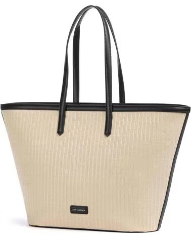 KARL LAGERFELD BOLSO TOTE B2W30088 BEIS Y NEGRO NTRBLK
