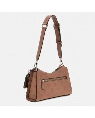 GUESS BOLSOS MUJER MODELO CRESIDIA II TOP ZIP SH COLOR MARRON DKO