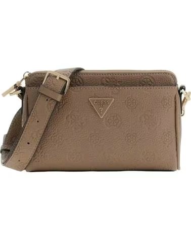 BOLSO GUESS CRESIDIA II MINI CROSSBODY MARRÓN DKO