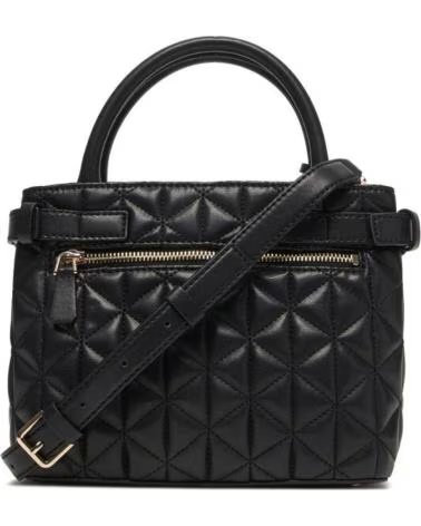 GUESS BOLSOS MUJER MODELO PAISLEIGH SMALL SATCHE COLOR NEGRO BLA
