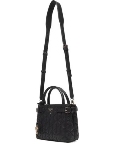 GUESS BOLSOS MUJER MODELO PAISLEIGH SMALL SATCHE COLOR NEGRO BLA