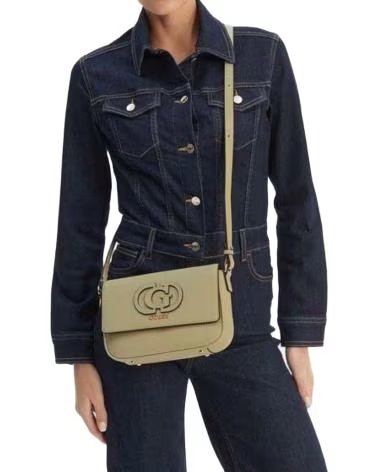 GUESS BORSA ISOLA CONVERTIBLE CROSSBODY BEIGE SAG