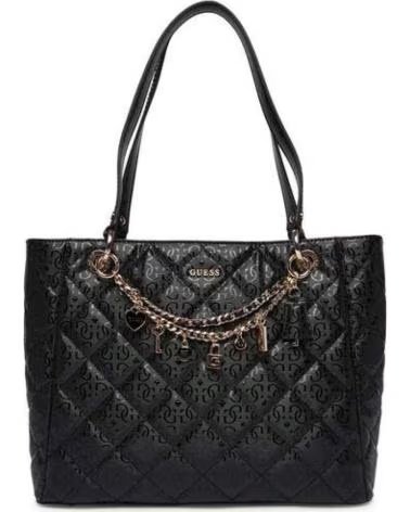 GUESS BOLSOS MUJER MODELO LIBBY NOEL TOTE COLOR NEGRO BLA