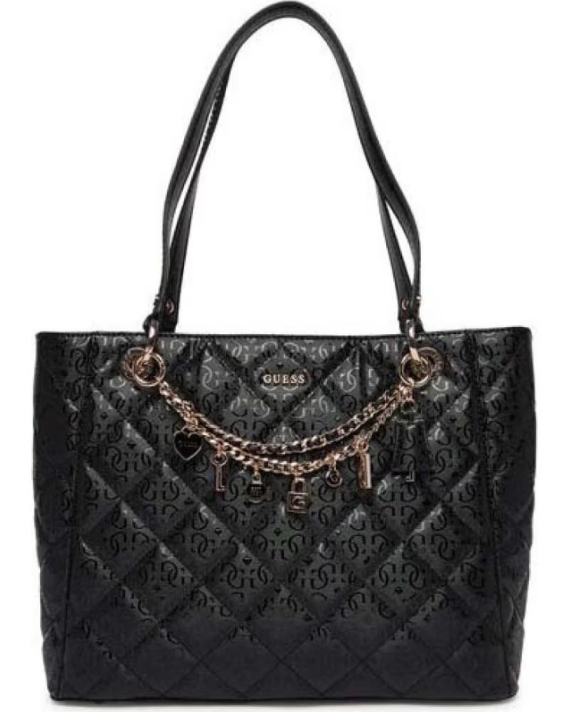 GUESS BOLSOS MUJER MODELO LIBBY NOEL TOTE COLOR NEGRO BLA