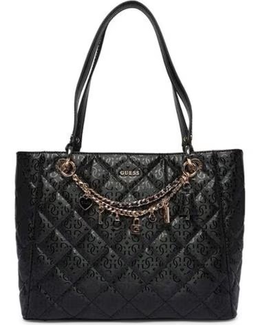 GUESS BOLSOS MUJER MODELO LIBBY NOEL TOTE COLOR NEGRO BLA