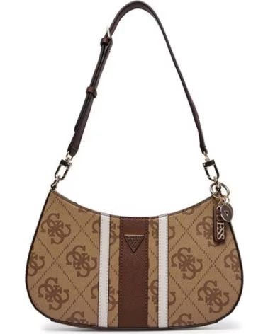 GUESS BOLSOS MUJER MODELO NOELLE II TOP ZIP SHOU COLOR MARRON LGW