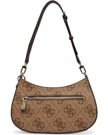 GUESS BOLSOS MUJER MODELO NOELLE II TOP ZIP SHOU COLOR MARRON LGW
