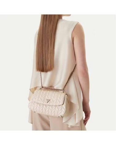 GUESS BORSA CHERYL CONVERTIBLE - BIANCO STO