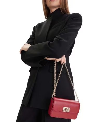 BORSA IN PELLE FURLA DONNA MODELLO WE00265 ARE000 1927 ROSSO RUBY