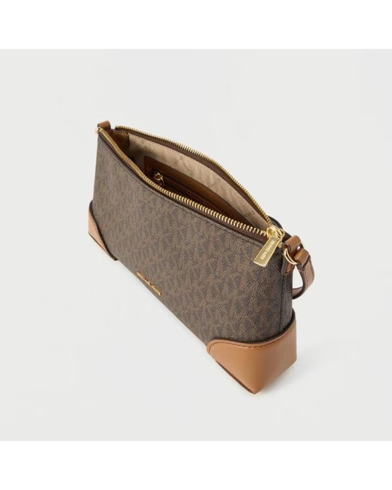 BOLSO MICHAEL KORS MURPHY SMALL EW ZIP XBODY MARRÓN 252