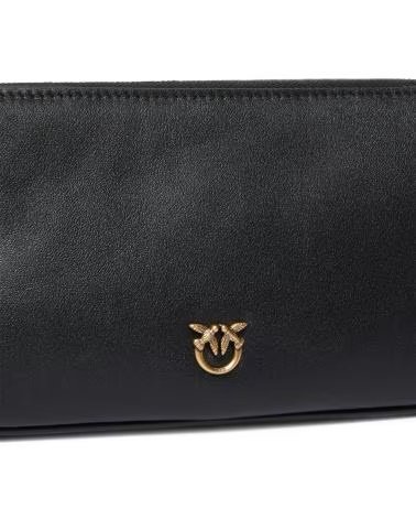 PINKO HALF MOON BAGUETTE BAG BLACK Z99Q