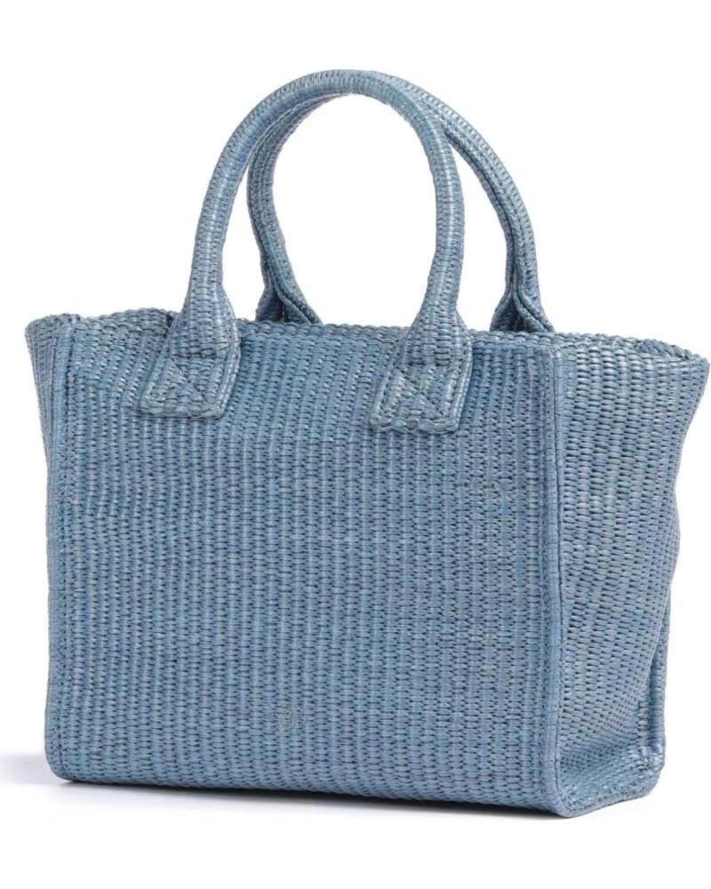 PINKO BOLSOS MUJER MODELO BEACH SHOPPER MINI COLOR AZUL E5Y