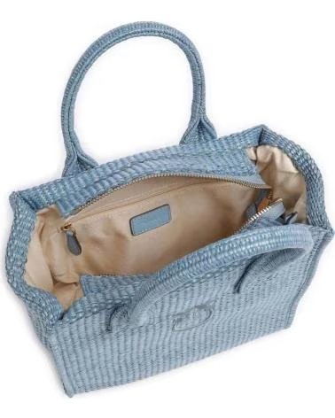 PINKO BOLSOS MUJER MODELO BEACH SHOPPER MINI COLOR AZUL E5Y