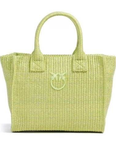 PINKO BORSA BEACH SHOPPER MINI VERDE VV0