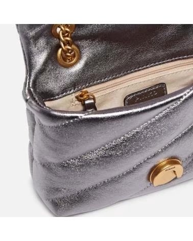 PINKO LOVE PUFF BABY TASCHE GRAU IEHQ