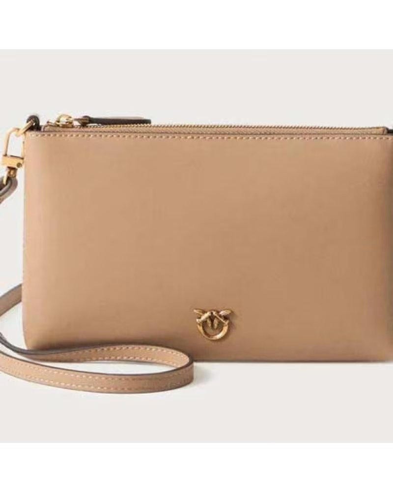 PINKO BOLSOS MUJER MODELO FLAT HORIZONTAL MINI COLOR BEIS C50Q