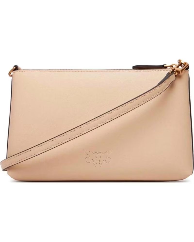 PINKO BOLSOS MUJER MODELO FLAT HORIZONTAL MINI COLOR BEIS Z14Q
