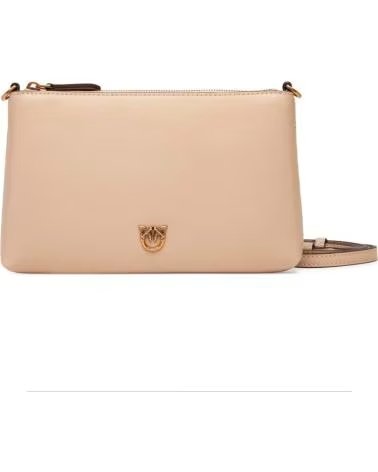 PINKO BOLSOS MUJER MODELO FLAT HORIZONTAL MINI COLOR BEIS Z14Q