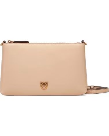 PINKO BOLSOS MUJER MODELO FLAT HORIZONTAL MINI COLOR BEIS Z14Q