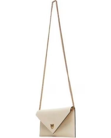 PINKO BOLSOS MUJER MODELO FLAT PURSE MINI COLOR BEIS Z14Q