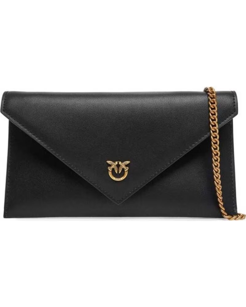 PINKO BOLSOS MUJER MODELO FLAT PURSE MINI COLOR NEGRO Z99Q